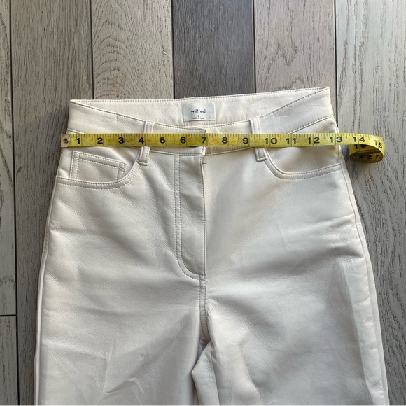 Wilfred Cream High-Waisted Pants - Picture 3 of 7